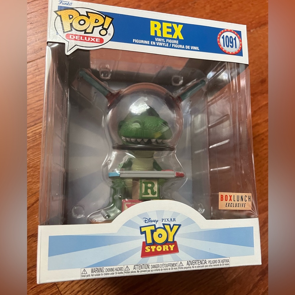 Funko POP Disney Pixar Toy Story 2 Rex with Game Controller - BoxLunch Exclusive